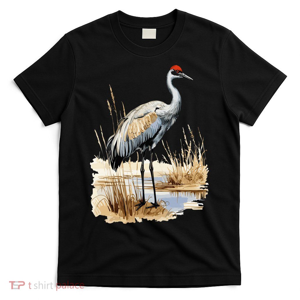 birding sandhill crane nebraska Sandhill cranes T-Shirt