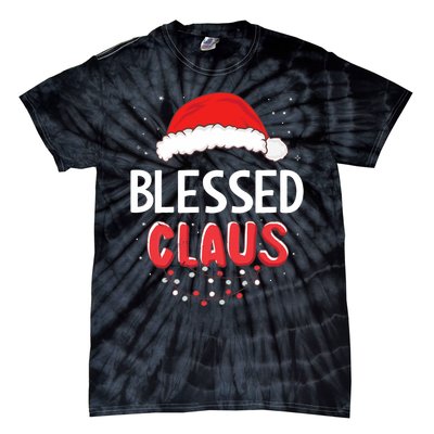 Blessed Santa Claus Christmas Matching Costume Tie-Dye T-Shirt