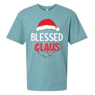 Blessed Santa Claus Christmas Matching Costume Sueded Cloud Jersey T-Shirt