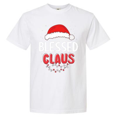 Blessed Santa Claus Christmas Matching Costume Garment-Dyed Heavyweight T-Shirt