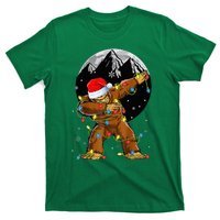 Bigfoot Santa Christmas Tree Lights Xmas Sasquatch T-Shirt