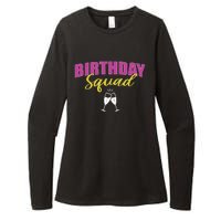 Birthday Squad Champagne Toast Womens CVC Long Sleeve Shirt