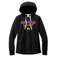 Birthday Squad Champagne Toast Women's Fleece Hoodie