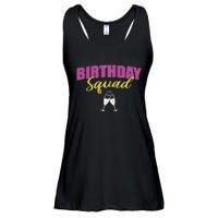 Birthday Squad Champagne Toast Ladies Essential Flowy Tank