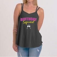 Birthday Squad Champagne Toast Women's Strappy Tank