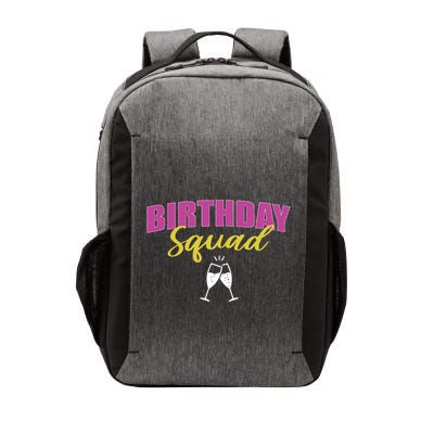 Birthday Squad Champagne Toast Vector Backpack