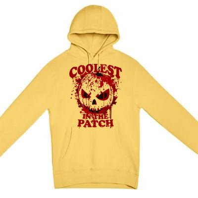 Blood Splatter Coolest Pumpkin In The Patch Bloody Halloween Meaningful Gift Premium Pullover Hoodie