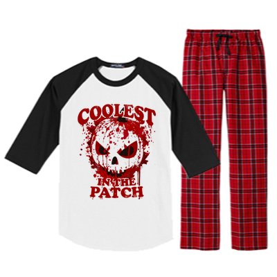 Blood Splatter Coolest Pumpkin In The Patch Bloody Halloween Meaningful Gift Raglan Sleeve Pajama Set