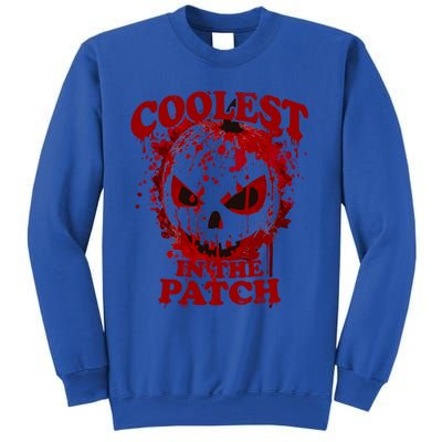 Blood Splatter Coolest Pumpkin In The Patch Bloody Halloween Meaningful Gift Sweatshirt