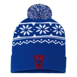 Blood Splatter Coolest Pumpkin In The Patch Bloody Halloween Meaningful Gift USA-Made Snowflake Beanie