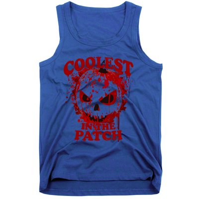 Blood Splatter Coolest Pumpkin In The Patch Bloody Halloween Meaningful Gift Tank Top