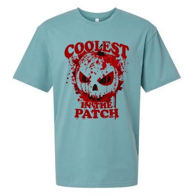 Blood Splatter Coolest Pumpkin In The Patch Bloody Halloween Meaningful Gift Sueded Cloud Jersey T-Shirt