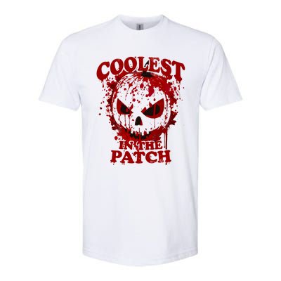 Blood Splatter Coolest Pumpkin In The Patch Bloody Halloween Meaningful Gift Softstyle CVC T-Shirt