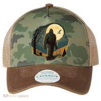 Bigfoot Sasquatch Cool Yeti Halloween Legacy Tie Dye Trucker Hat