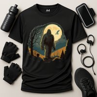 Bigfoot Sasquatch Cool Yeti Halloween Cooling Performance Crew T-Shirt