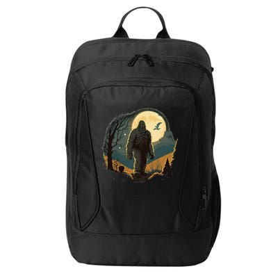 Bigfoot Sasquatch Cool Yeti Halloween City Backpack