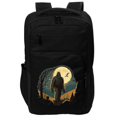 Bigfoot Sasquatch Cool Yeti Halloween Impact Tech Backpack