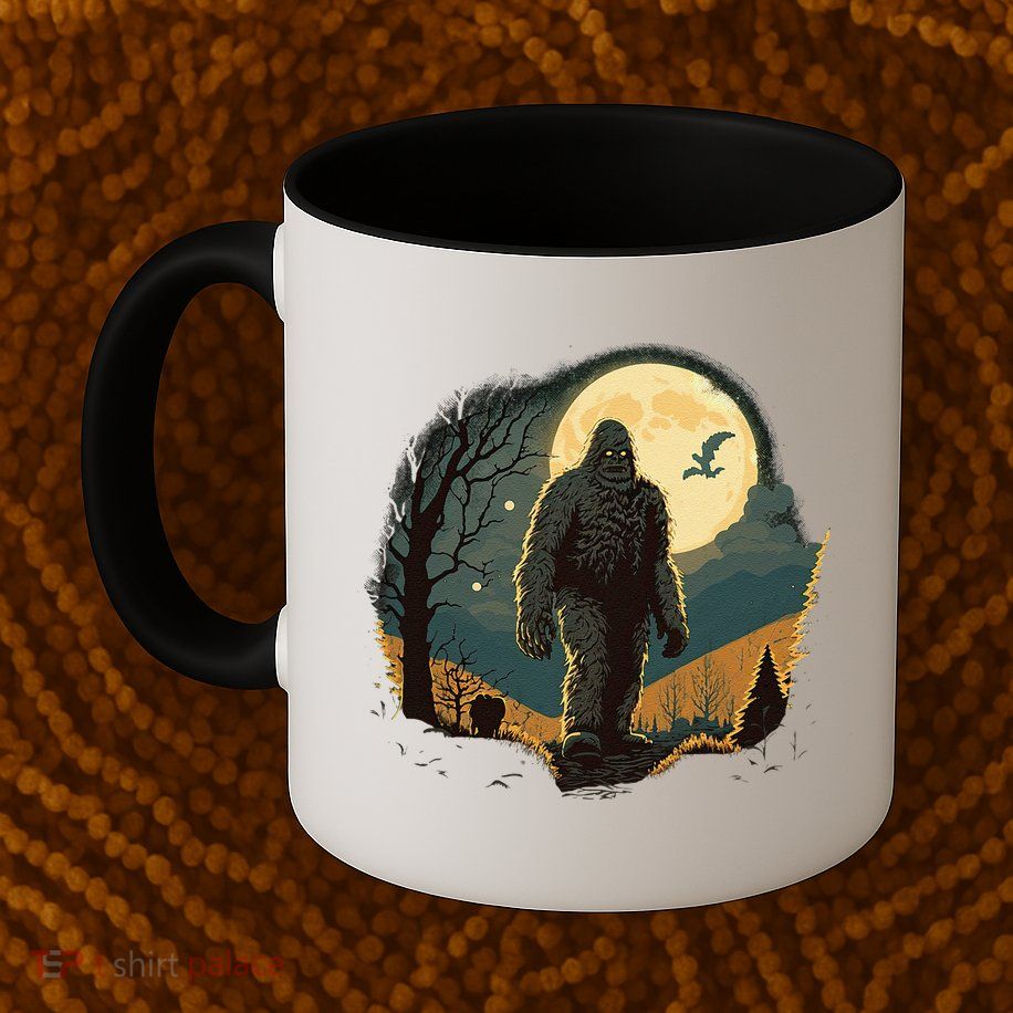 Bigfoot Sasquatch Cool Yeti Halloween Mug