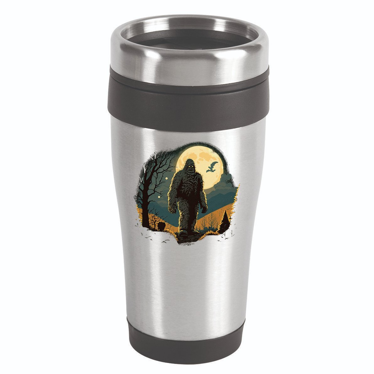 Bigfoot Sasquatch Cool Yeti Halloween 16oz Travel Tumbler