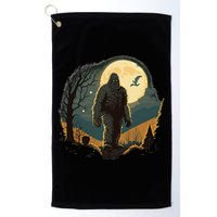 Bigfoot Sasquatch Cool Yeti Halloween Golf Towel