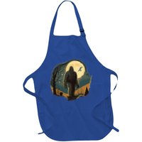 Bigfoot Sasquatch Cool Yeti Halloween Apron