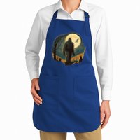 Bigfoot Sasquatch Cool Yeti Halloween Apron