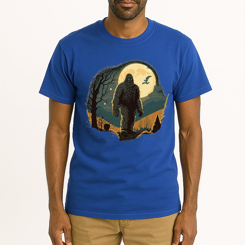 Bigfoot Sasquatch Cool Yeti Halloween Tall T-Shirt