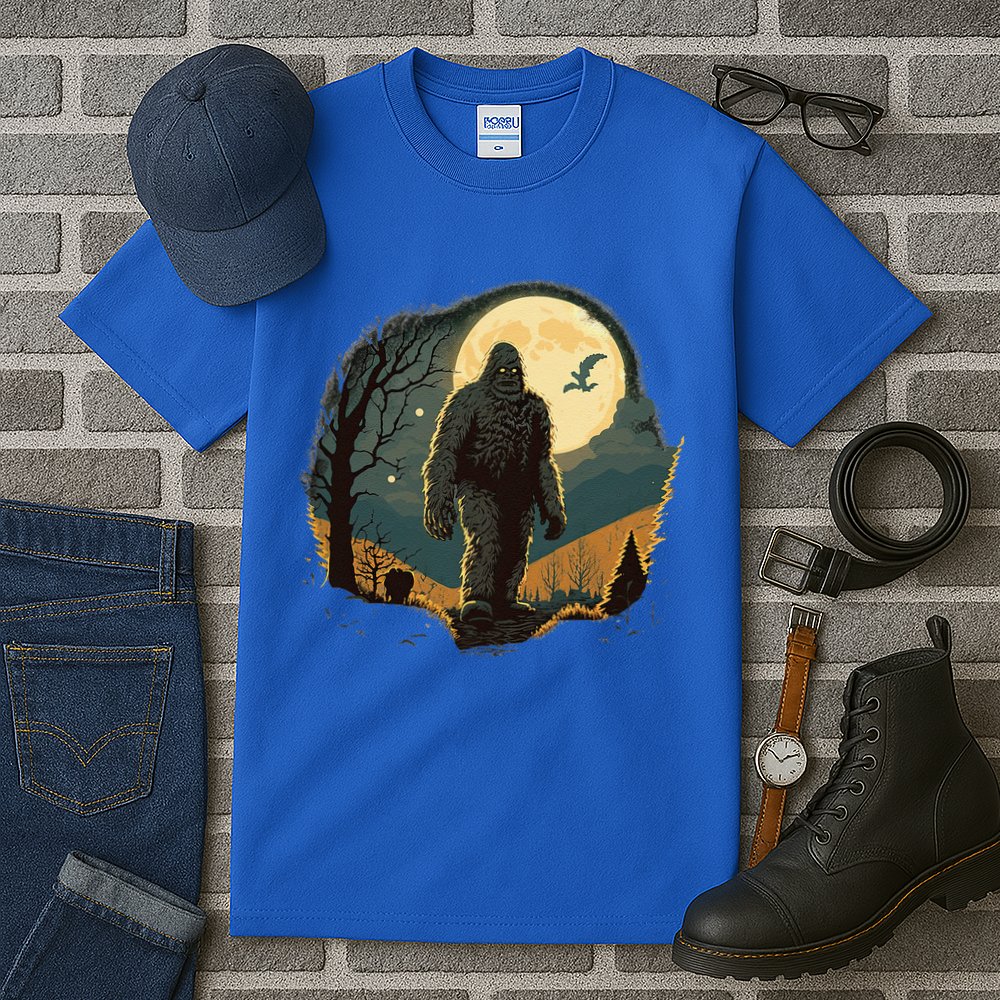 Bigfoot Sasquatch Cool Yeti Halloween Tall T-Shirt