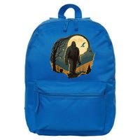 Bigfoot Sasquatch Cool Yeti Halloween 16 in Basic Backpack