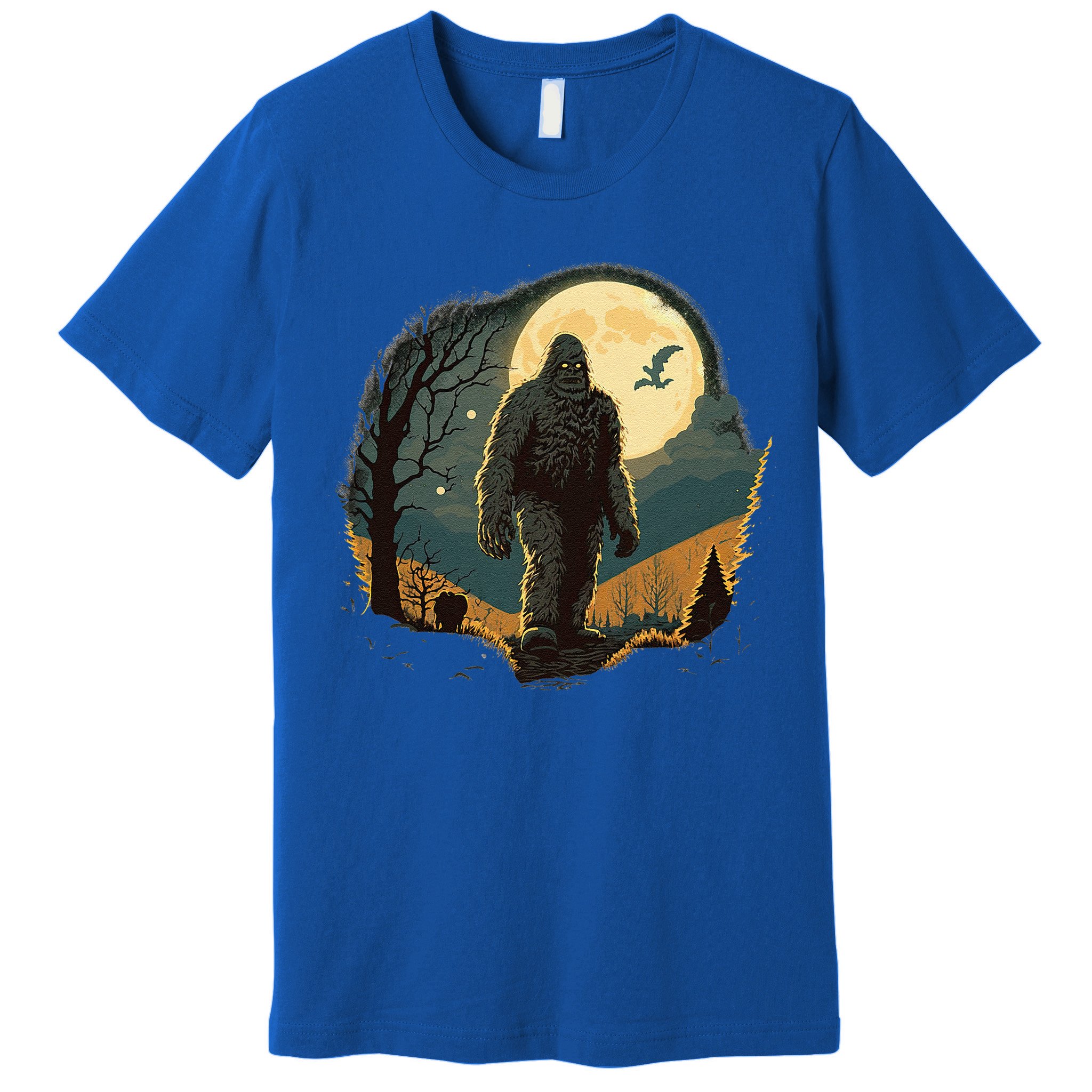 Bigfoot Sasquatch Cool Yeti Halloween Premium T-Shirt