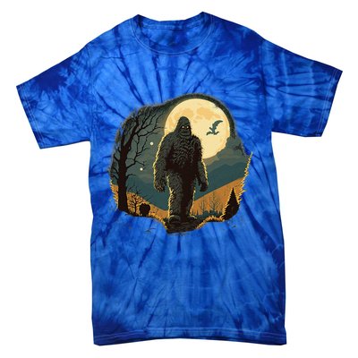 Bigfoot Sasquatch Cool Yeti Halloween Tie-Dye T-Shirt