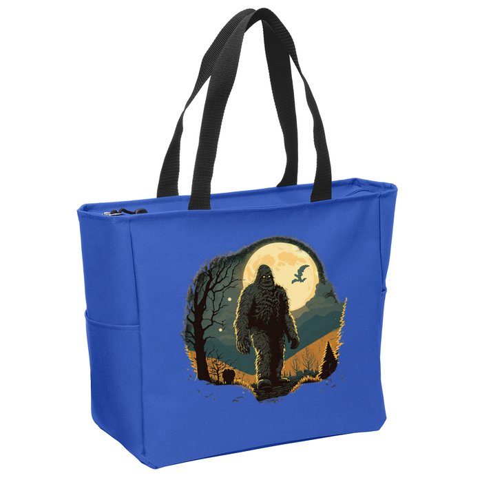 Bigfoot Sasquatch Cool Yeti Halloween Zip Tote Bag
