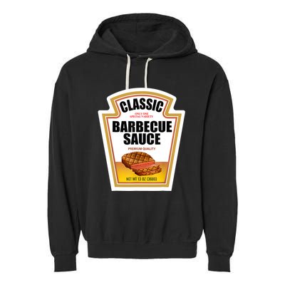 Barbecue Sauce Condiment Group Halloween Costume Garment-Dyed Fleece Hoodie