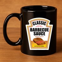 Barbecue Sauce Condiment Group Halloween Costume 11oz C Handle Ceramic Mug