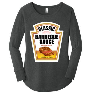 Barbecue Sauce Condiment Group Halloween Costume Women's Perfect Tri Tunic Long Sleeve Shirt