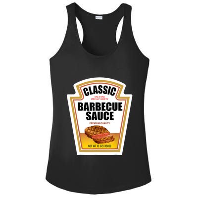 Barbecue Sauce Condiment Group Halloween Costume Ladies PosiCharge Competitor Racerback Tank