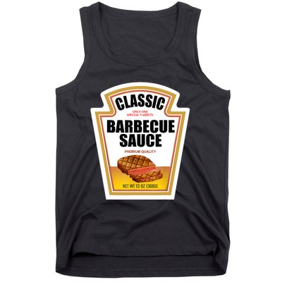 Barbecue Sauce Condiment Group Halloween Costume Tank Top