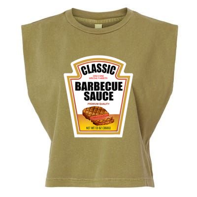 Barbecue Sauce Condiment Group Halloween Costume Garment-Dyed Women's Muscle Tee