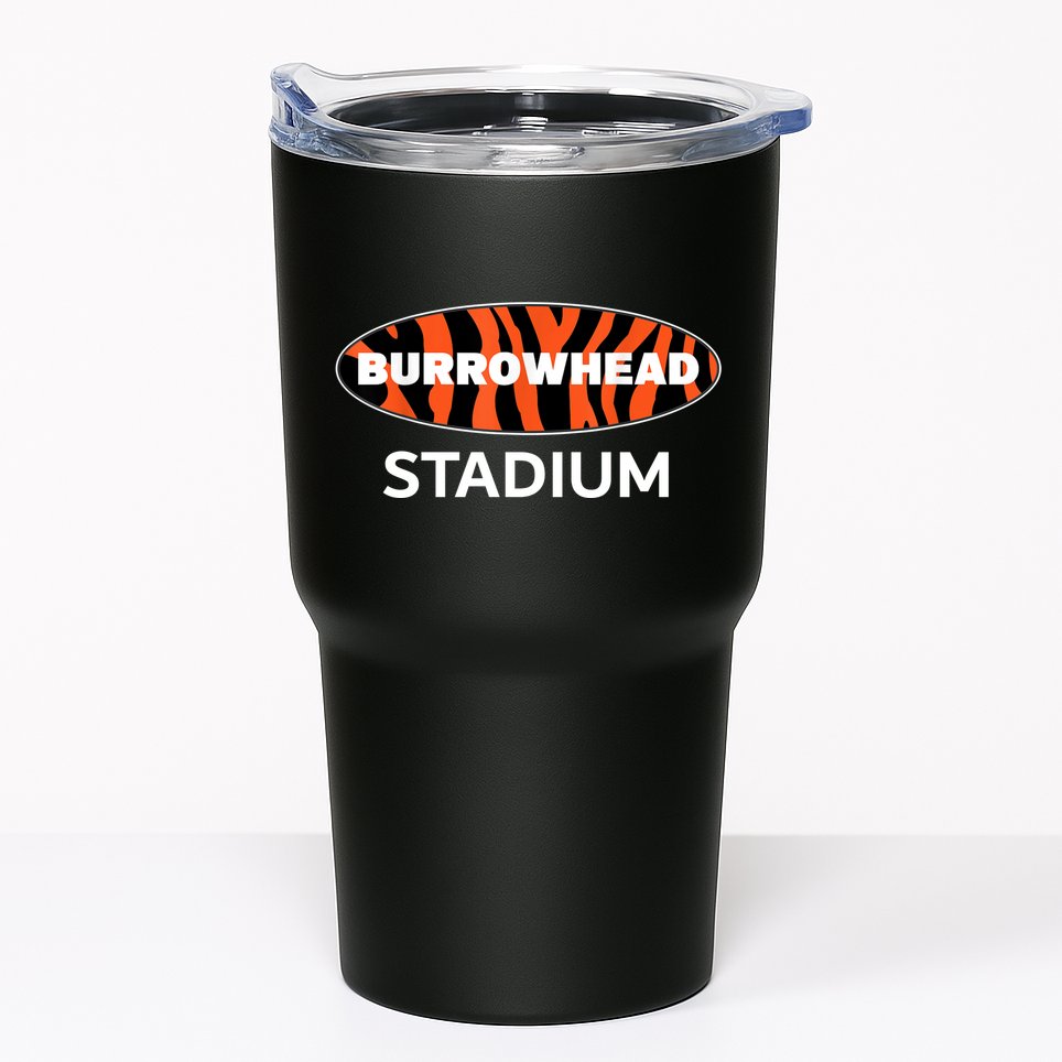 Burrowhead Stadium Cincinnati Football Tumbler