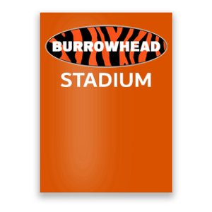 Burrowhead Stadium Cincinnati Football Poster