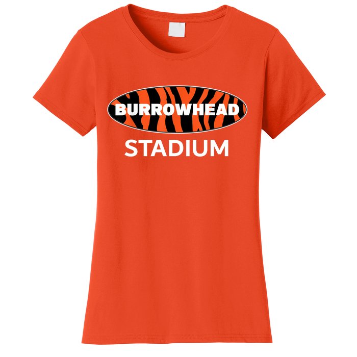 Burrowhead Stadium Cincinnati Football Women's T-Shirt