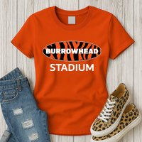 Burrowhead Stadium Cincinnati Football Womens T-Shirt