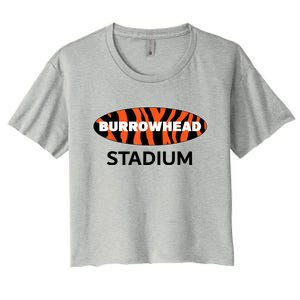 Burrowhead Stadium Cincinnati Football Women's Crop Top Tee