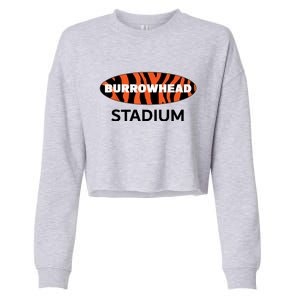 Burrowhead Stadium Cincinnati Football Cropped Pullover Crew