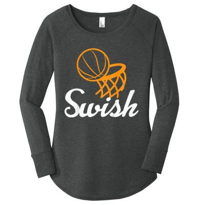 Basketball Swish Cool Sports Clothing Women's Perfect Tri Tunic Long Sleeve Shirt