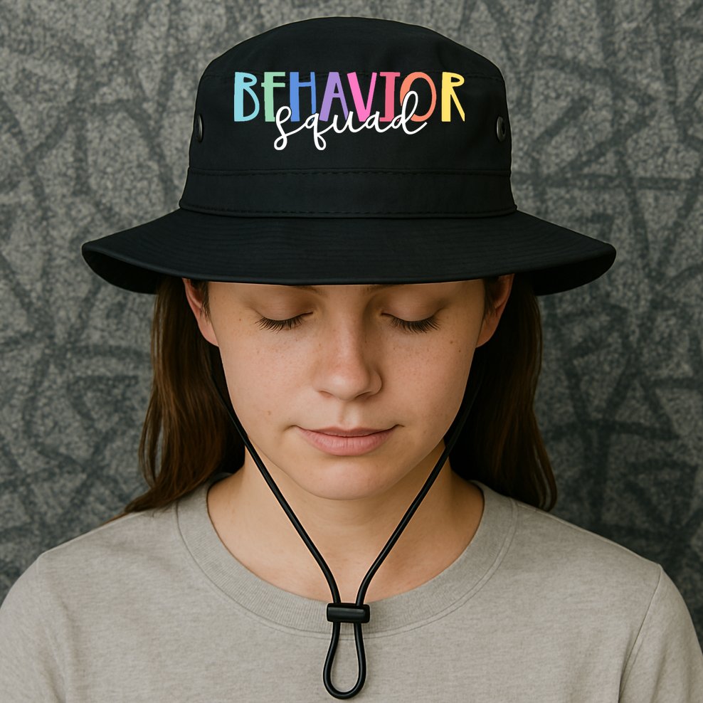 Behavior Squad Colorful Therapist Bucket Hat