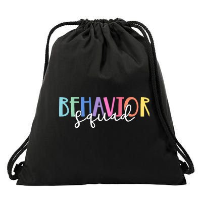 Behavior Squad Colorful Therapist Drawstring Bag