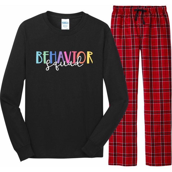 Behavior Squad Colorful Therapist Long Sleeve Pajama Set