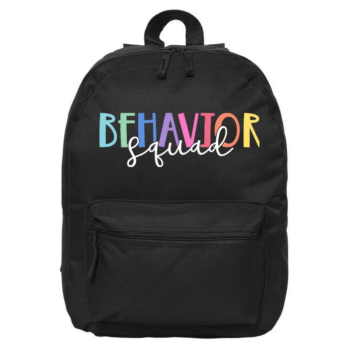 Behavior Squad Colorful Therapist 16 in Basic Backpack