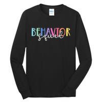 Behavior Squad Colorful Therapist Tall Long Sleeve T-Shirt